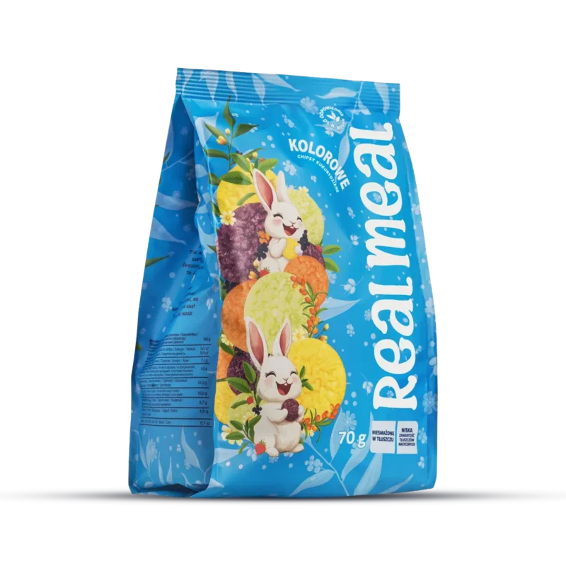 Kolorowe Chipsy Kukurydziane