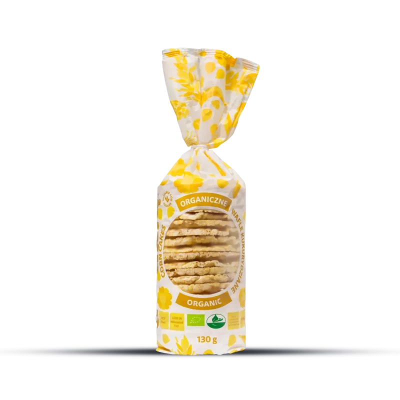 Organiczne wafle kukurydziane